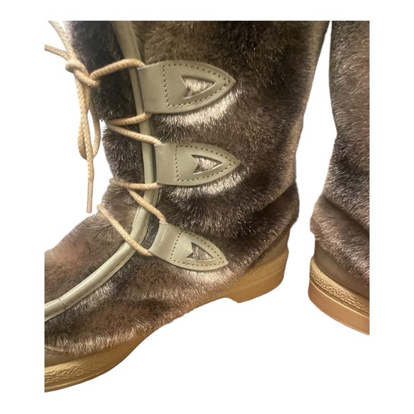 Quoddy Double Deerskin Moccasins ManMade Size 8 Made in the USA - Picture 5 of 8